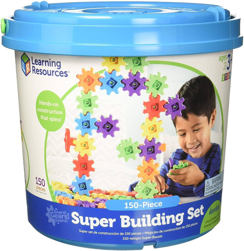 Learning resources gears! Gears! Gears! Super building set 150 pieces, , medium image number null