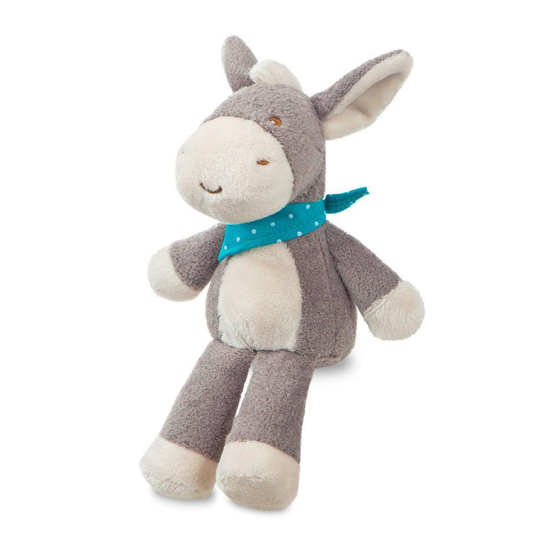 Aurora 60894 dippity donkey baby rattle 8-inch soft toy, , medium image number null