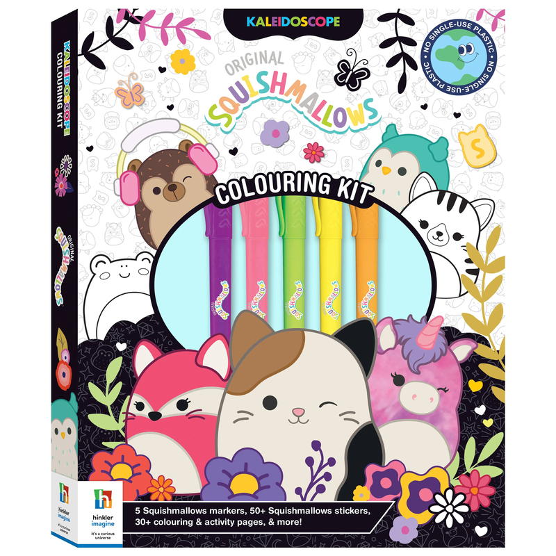 Squishmallows kaleidoscope colouring kit, , medium-null