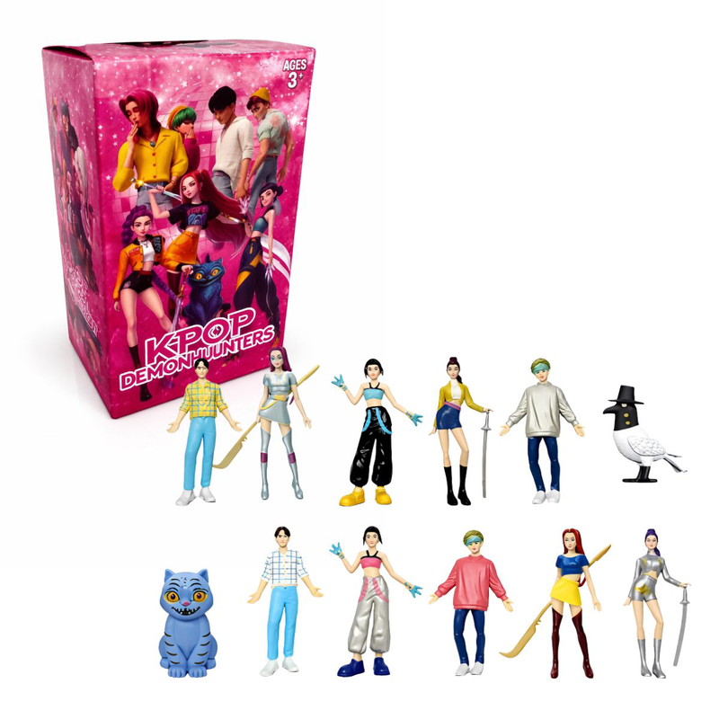 K-pop demon hunters mystery doll box &mu;ί&nu;&iota; &phi;&iota;&gamma;&omicron;ύ&rho;&alpha; έ&kappa;&pi;&lambda;&eta;&xi;&eta; 3+ &epsilon;&tau;ώ&nu;, , medium-null