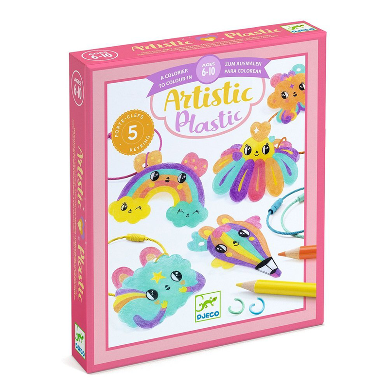 Artistic plastic - kawaii keyring, , medium-null