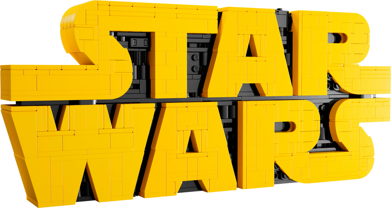 Lego brick-built star wars logo 75407 for ages 18+ 700pcs, , medium-null