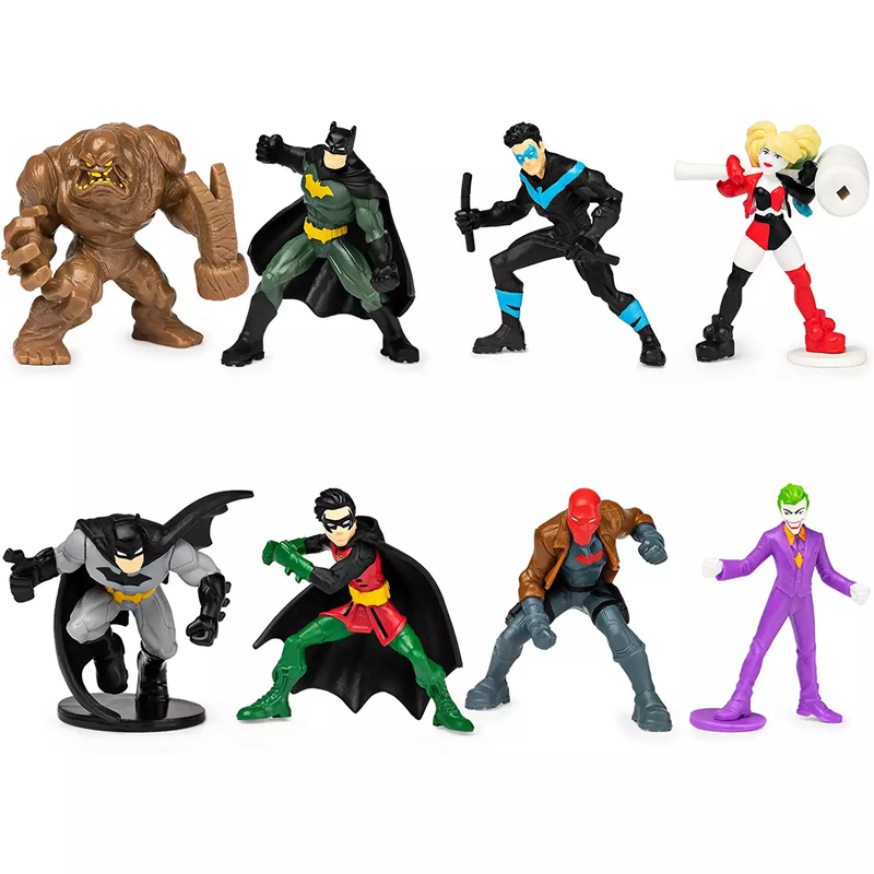 Product image: Dc comics batman mini action figures - collectible 8-pack set, perfect for kids and collectors!, , medium-null