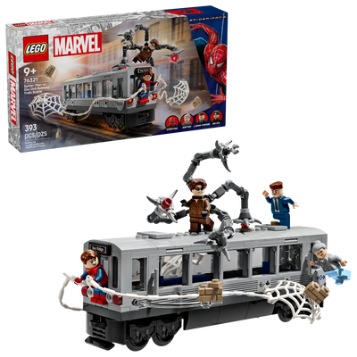 Lego marvel 76321 spider-man v. Doc ock subway train scene, , medium
