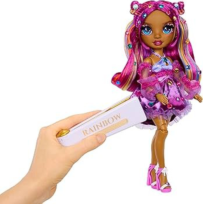 Rainbow high be dazzling fashion doll noemie violette 4y+ 597834-euc, , medium-null