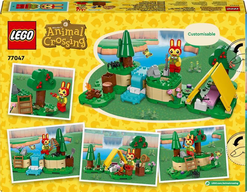 Lego animal crossing bunnie's outdoor activities 77047 for ages 6+ 164pcs, , medium-null