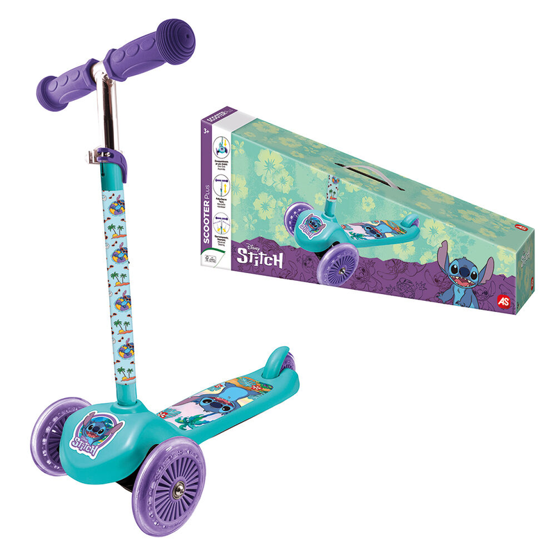 Product image: As scooter plus 3 wheel disney stich 50271 3y+, , medium-null