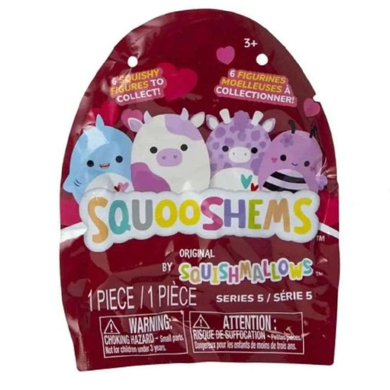 Squishmallows squooshems series 5 valentines day mystery pack sqss0014, , medium-null