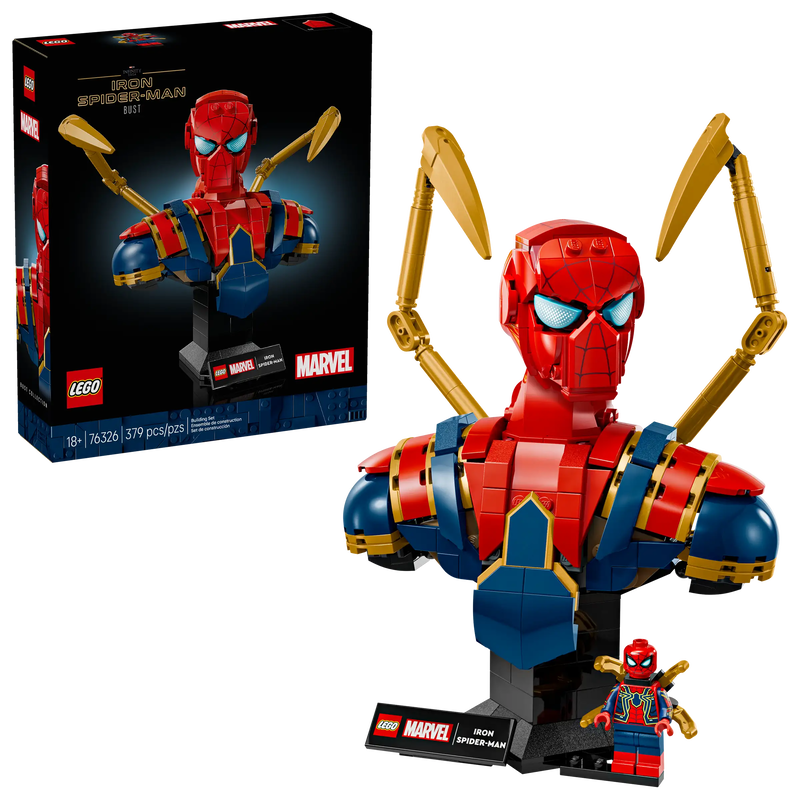 Product image: Lego marvel 76326 iron spider-man bust, , medium-null