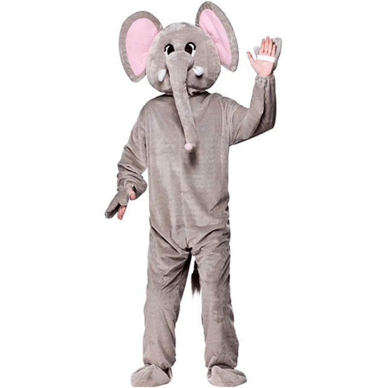 Deluxe mini mascot costume elephant adult ma-8556, , medium-null