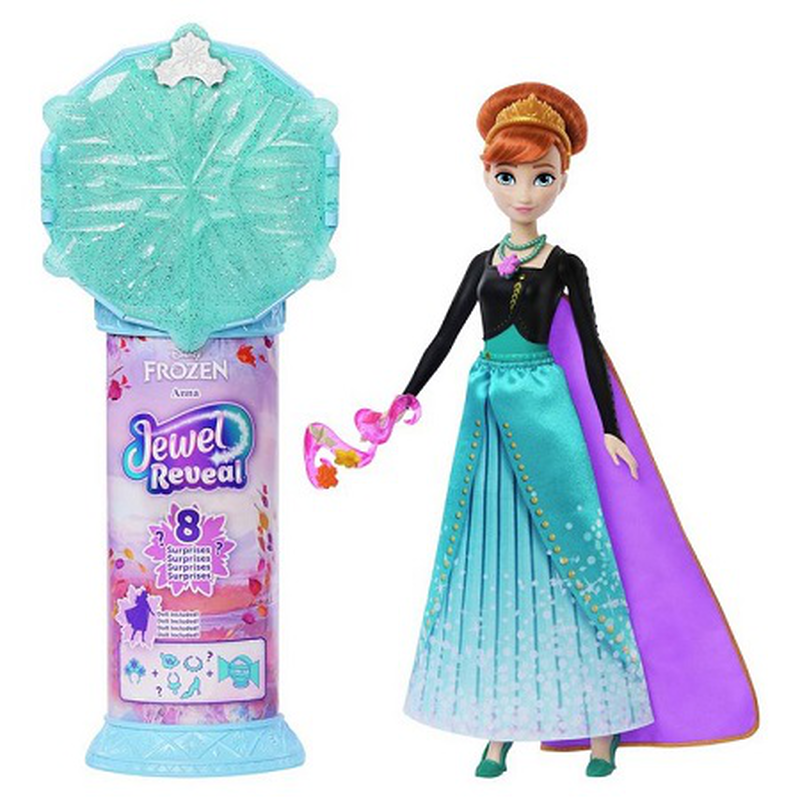 Disney frozen anna jewel reveal fashion doll & accessories 3y+ jjy37, , medium-null