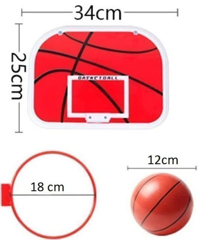 Product image: Μίνι ταμπλό μπάσκετ επιτοίχιο 34x25cm xty2002, , medium-null