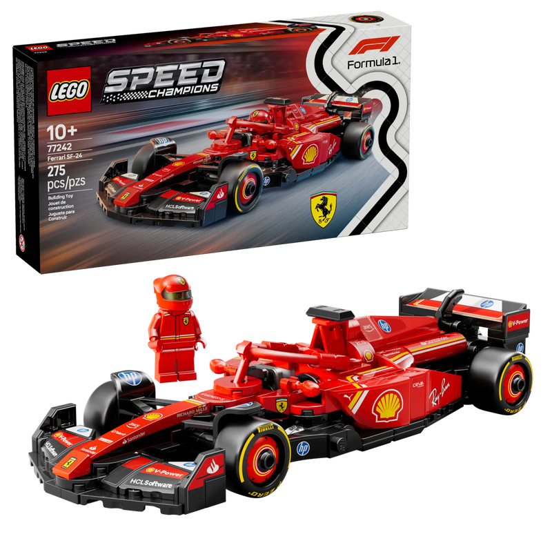 Lego speed champions 77242 ferrari sf-24 f1® race car, , medium image number null