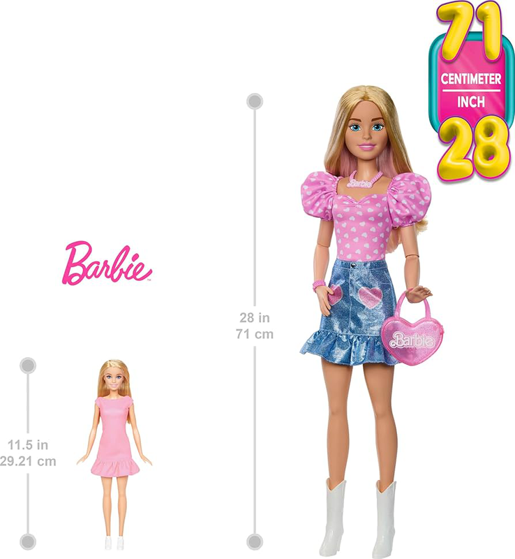 Barbie doll 71cm hyt84 3y+, , medium-null