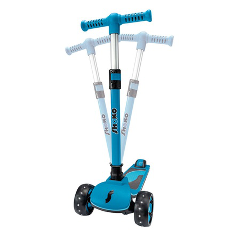 Product image: As shoko kids scooter x-speed with 3 wheels blue color for ages 4+ 50526, , medium-null