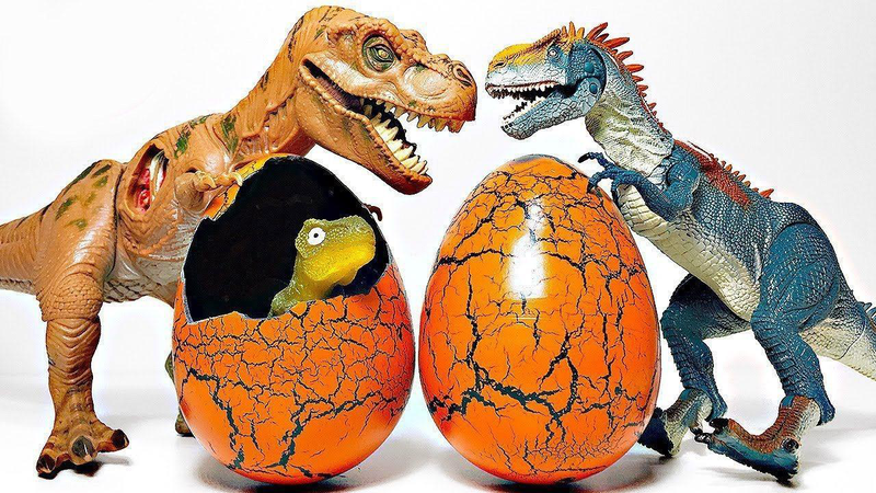 Nurchums large t-rex dinosaur hatching egg, , medium-null