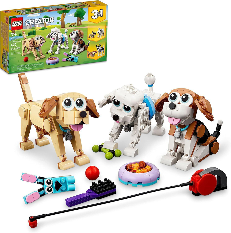 Lego creator 3in1 adorable dogs set 31137, , medium-null