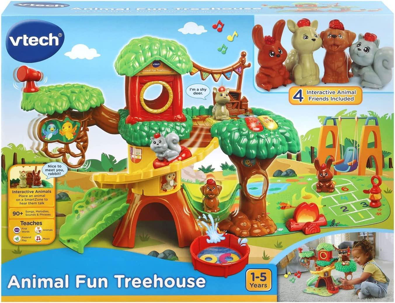 Product image: Vtech animal fun treehouse interactive toy, , medium-null