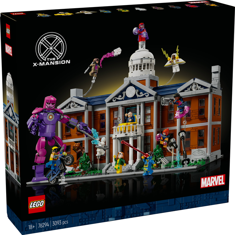 Lego marvel x-men: the x-mansion 76294 &gamma;&iota;&alpha; &eta;&lambda;&iota;&kappa;ί&epsilon;&sigmaf; 18+ 3093&tau;&mu;&chi;, , medium-null
