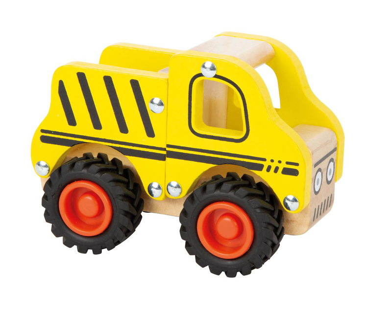 Small foot  wooden construction site vehicle, , medium-null