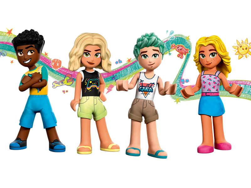 Lego friends 41737 beach amusement park, , medium-null