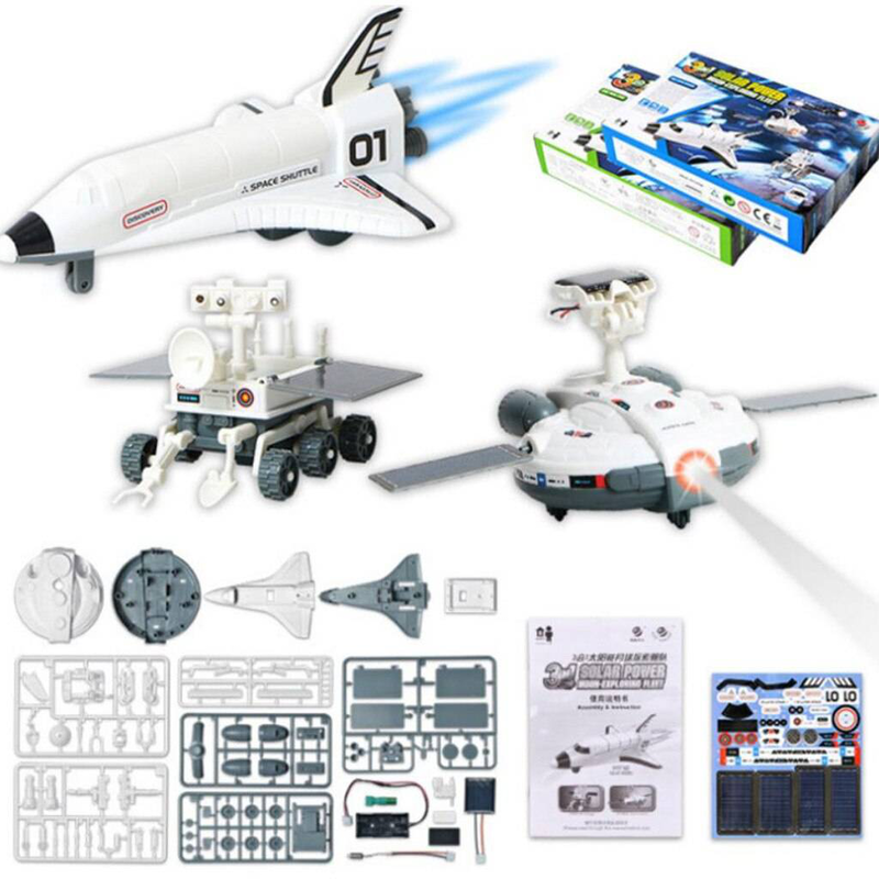 Solar three in one 'space shuttle-moon buggy-space station', , medium-null