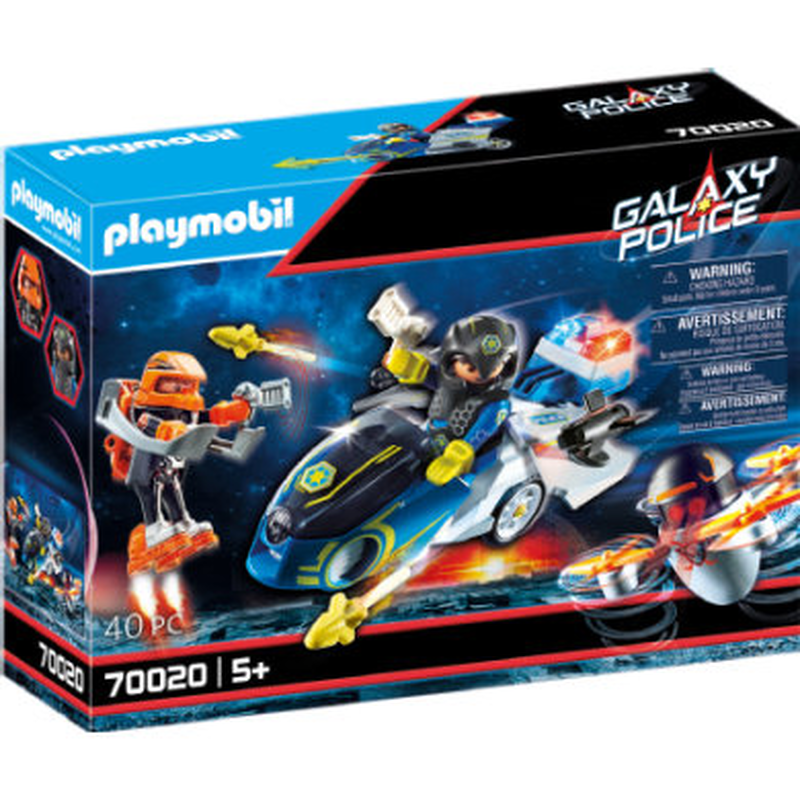 Playmobil 70020 galaxy police bike, , medium-null