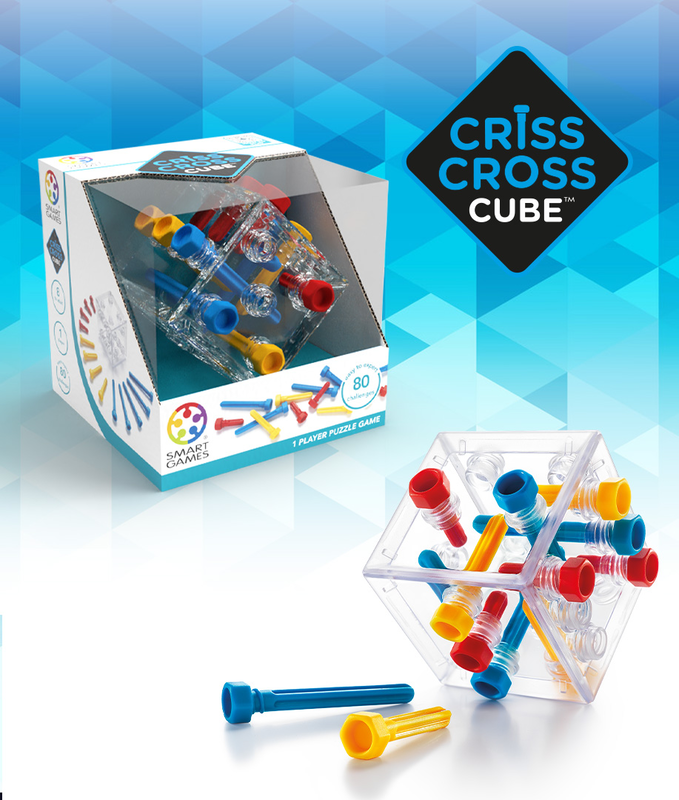 Product image: Smart games criss cross puzzle game with 80 challenges, , medium-null