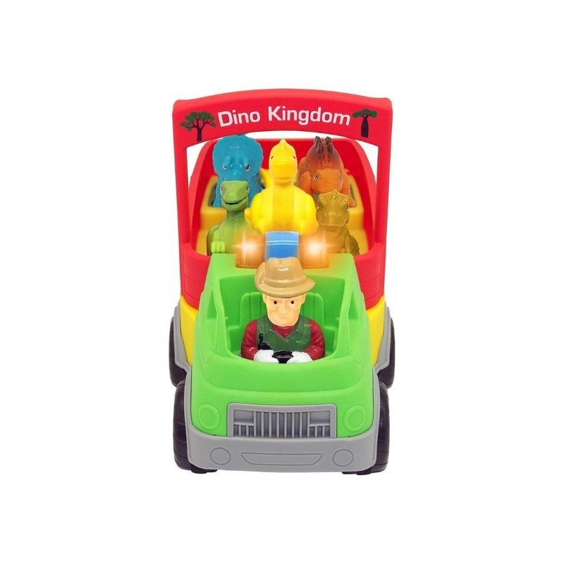 Kiddieland safari truck φορτηγάκι με δεινόσαυρους, με φώτα & ήχους 060384, 12+ μηνών, , medium-null