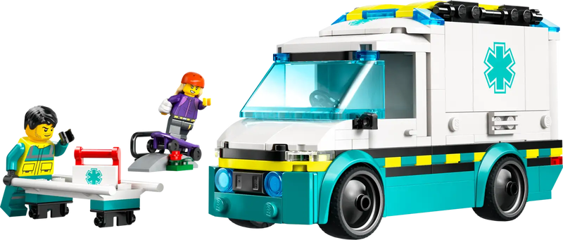 Lego city 60451 emergency ambulance, , medium-null
