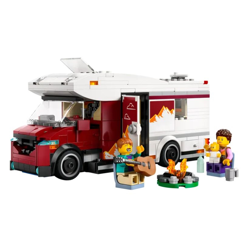 Lego holiday adventure camper van 60454 for ages 6+ 385pcs, , medium-null