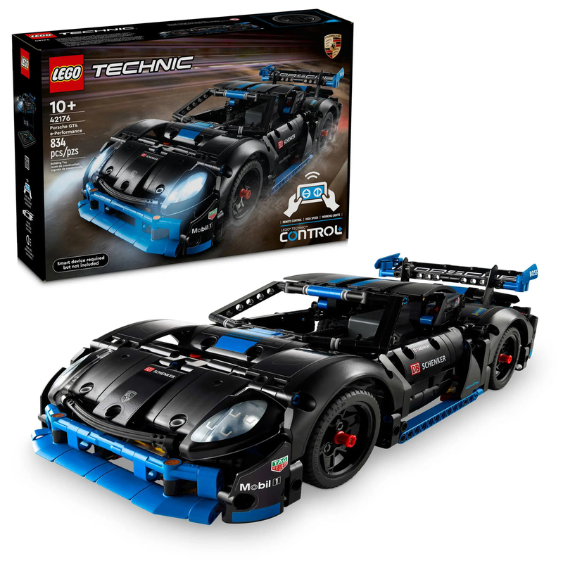 Lego technic 42176 porsche gt4 e-performance race car, , medium-null