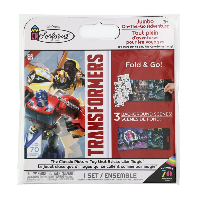 Buy Transformers colorforms fold go: unleash your imagination