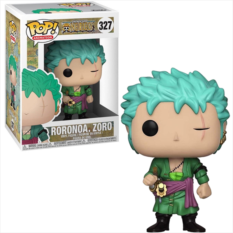 Funko pop! Animation: one piece - roronoa. Zoro #327 vinyl figure, , medium-null