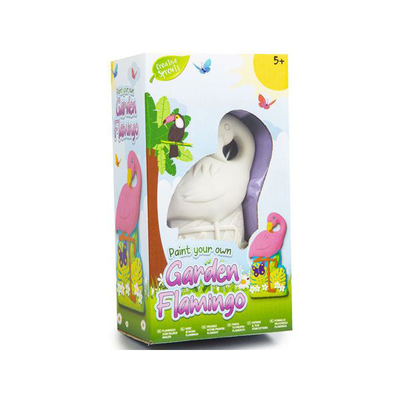 Paint your own garden flamingo craft set, , medium