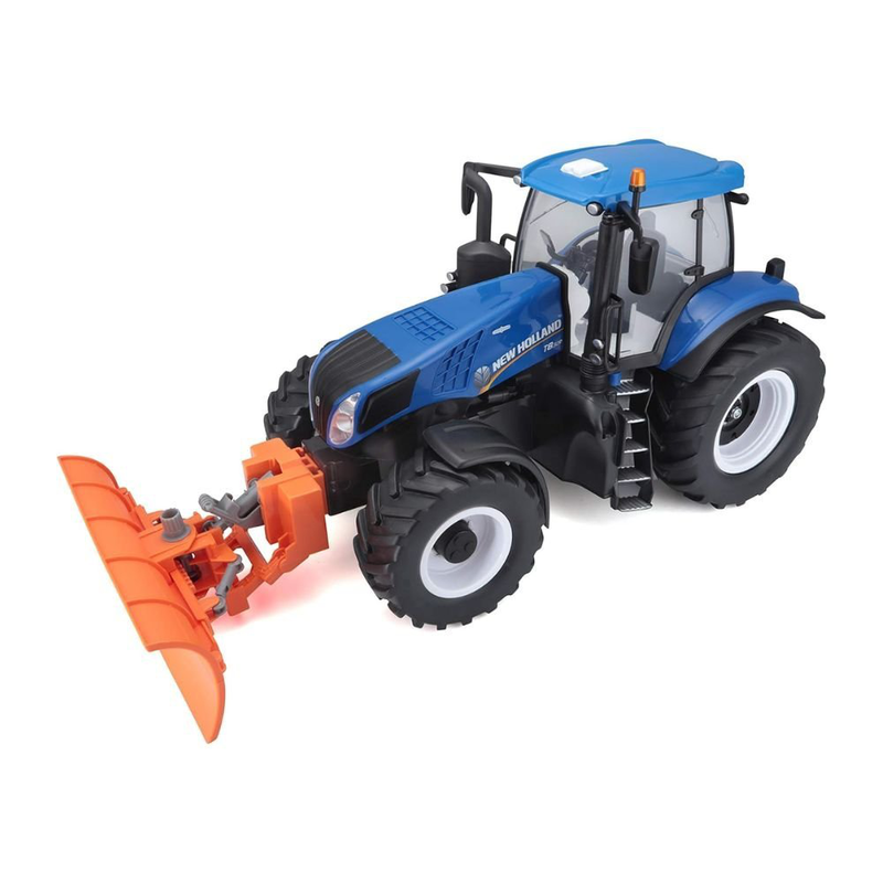 Product image: Maisto tech 82722 τηλεκατευθυνόμενο τράκτερ με εκχιονιστική λεπίδα r/c new holland τρακτέρ , , medium-null