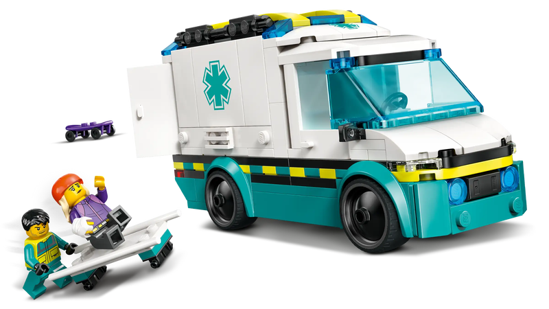 Product image: Lego city 60451 emergency ambulance, , medium-null
