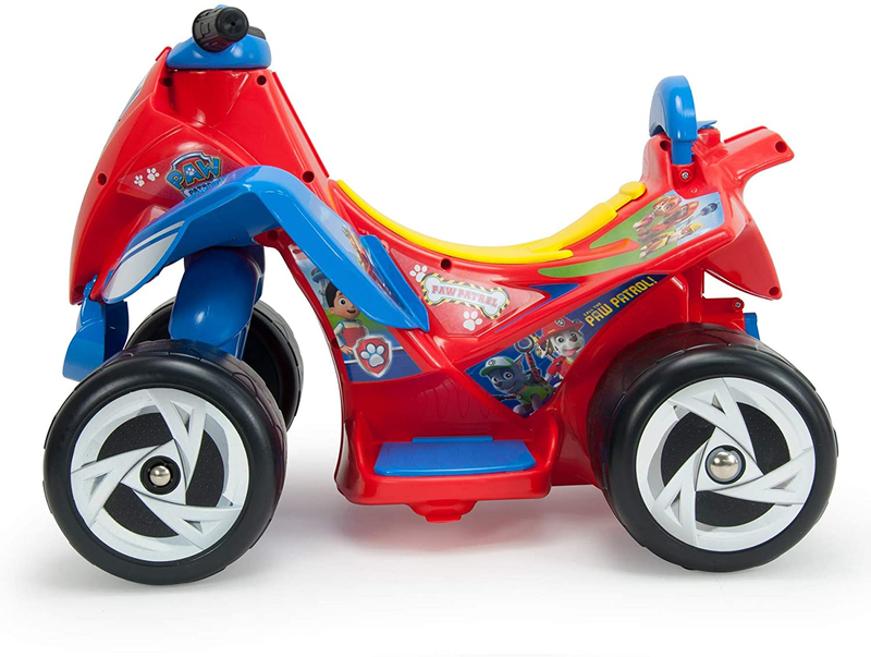 Product image: Injusa - 7243-quad paw patrol 6v red color with foot accelerator and wide plastic, , medium-null