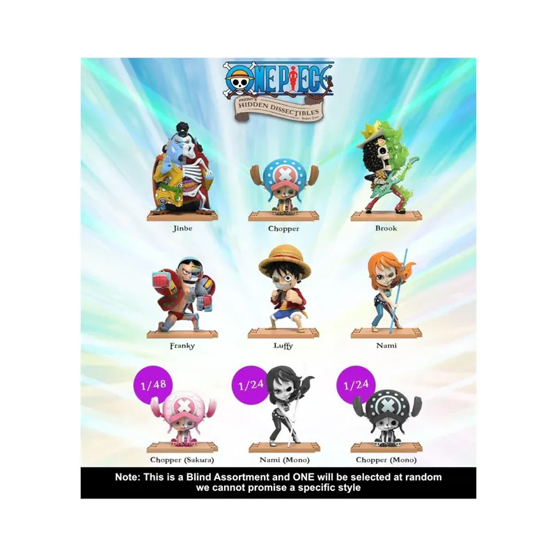 Product image: Mighty jaxx freeny’s hidden dissectibles: one piece series 2 mystery box, , medium-null