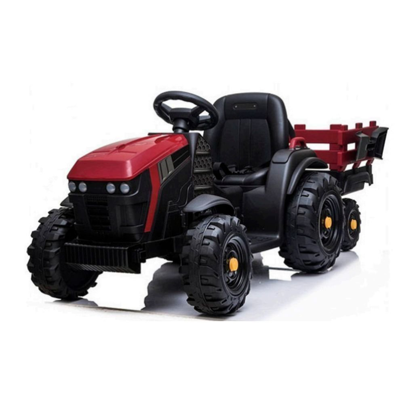Product image: Miko ηλεκτροκίνητο τρακτέρ με kαρότσα 12v, κόκκινο, , medium-null