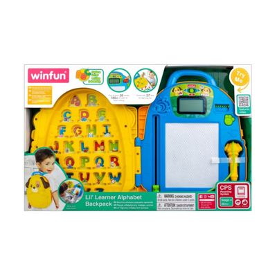 Winfun 001205 &pi;&alpha;&iota;&delta;&iota;&kappa;ό &sigma;&alpha;&kappa;ί&delta;&iota;&omicron; &epsilon;&kappa;&mu;ά&theta;&eta;&sigma;&eta;&sigmaf; &gamma;&rho;&alpha;&mu;&mu;ά&tau;&omega;&nu; lil&rsquo; learner alphabet backpack &mu;&epsilon; &alpha;&nu;&alpha;&lambda;&upsilon;&tau;&iota;&kappa;έ&sigmaf; &omicron;&delta;&eta;&gamma;ί&epsilon;&sigmaf; &gamma;&iota;&alpha; &gamma;&rho;&alpha;&phi;ή, , medium