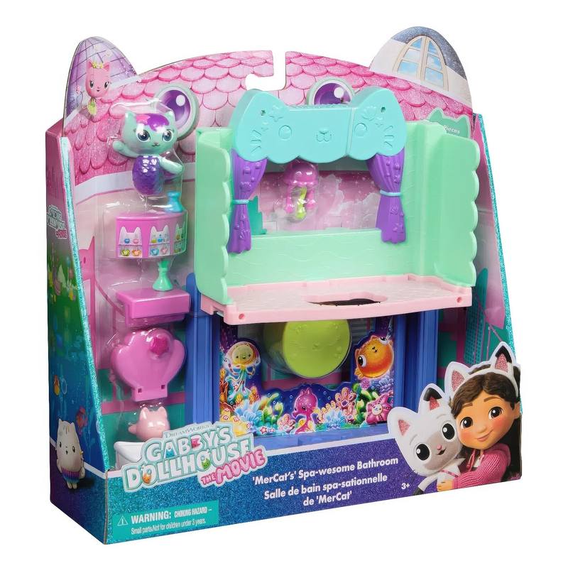 Gabby's dollhouse the movie mercat's spa-wesome bathroom, , medium-null