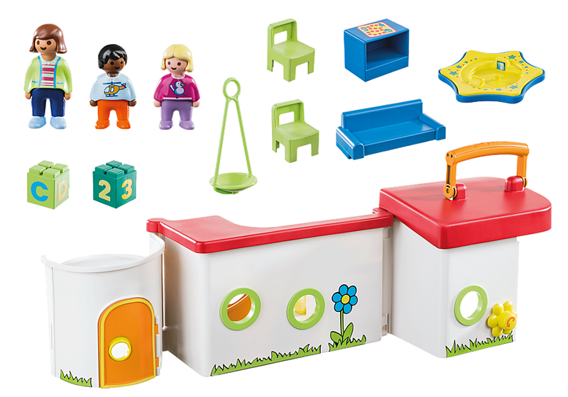 Playmobil 70399 - 1.2.3 my take along preschool mib, , medium-null