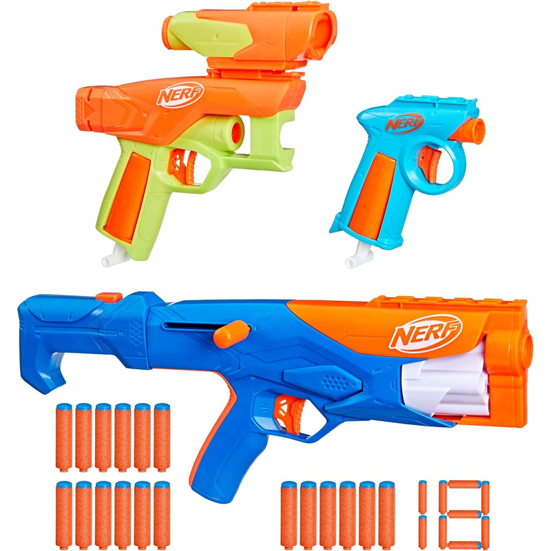 Product image: Nerf n series gear up pack blaster combination & 18 darts f8633 8y+, , medium-null