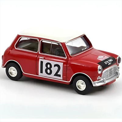 Norev 1/54 1964 mini cooper s #182, red, , medium
