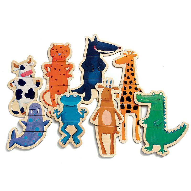 Magnetic crazy animals 3 pcs, , medium-null
