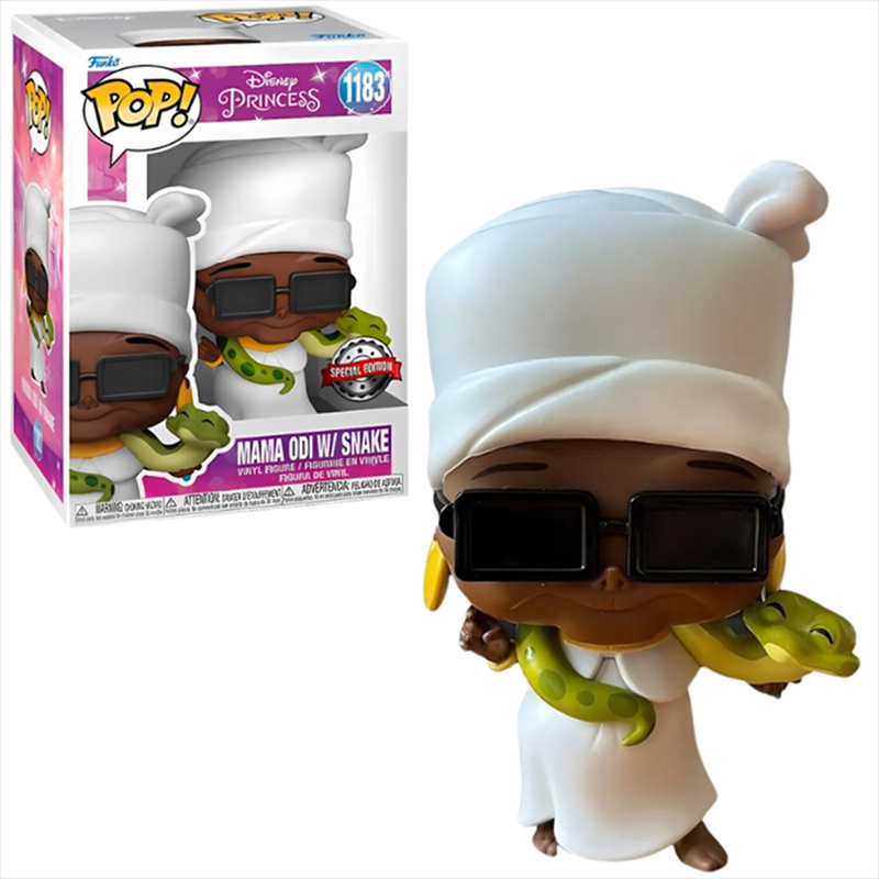 Funko pop! Disney: princess  frog - mama odi w/ snake special edition #1183 vinyl figure, , medium image number null