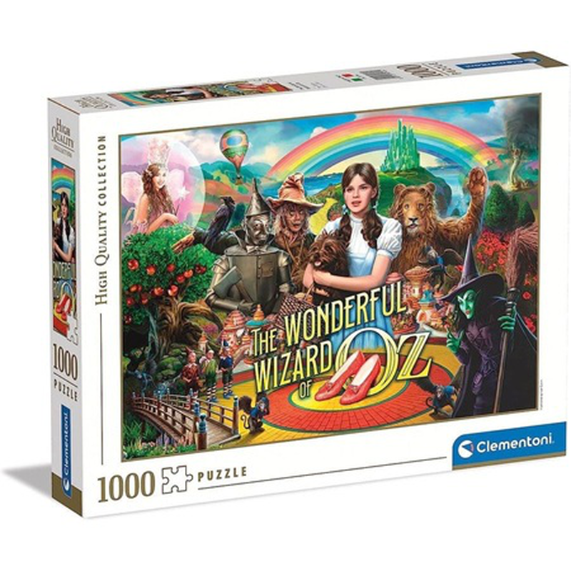 As clementoni puzzle high quality collection  the wonderful wizard of oz 1000 pcs 14y+ 39746, , medium-null