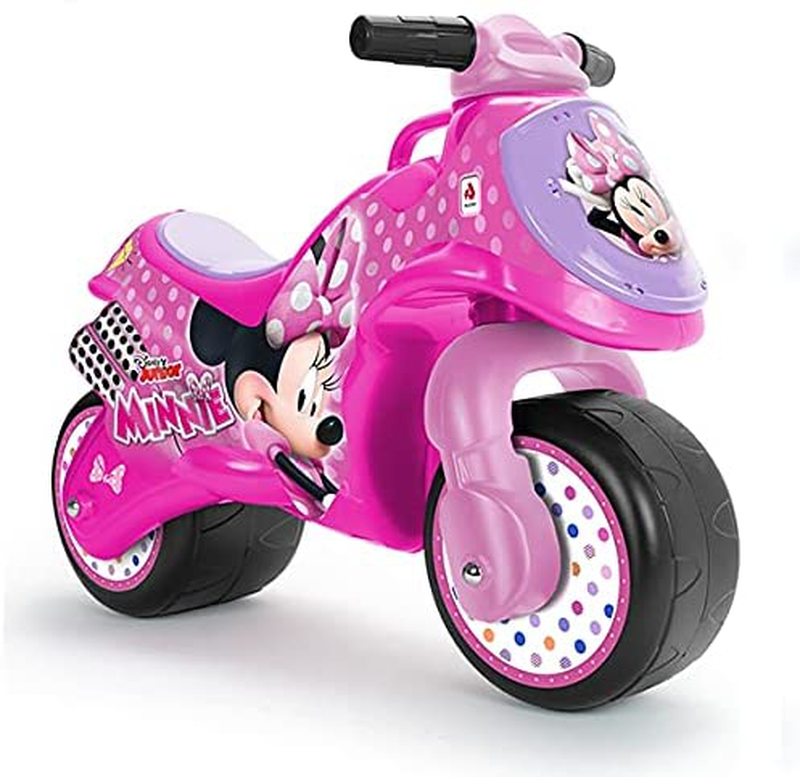 19002-injusa pink disney moto ride-on neox minnie mouse licensed recommended for children +18 months, color (19002/000)1, , medium-null