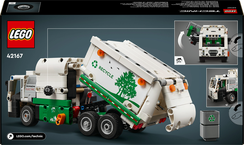 Lego technic mack&reg; lr electric garbage truck 42167 &gamma;&iota;&alpha; &eta;&lambda;&iota;&kappa;ί&epsilon;&sigmaf; 8+ 503&tau;&mu;&chi;, , medium-null